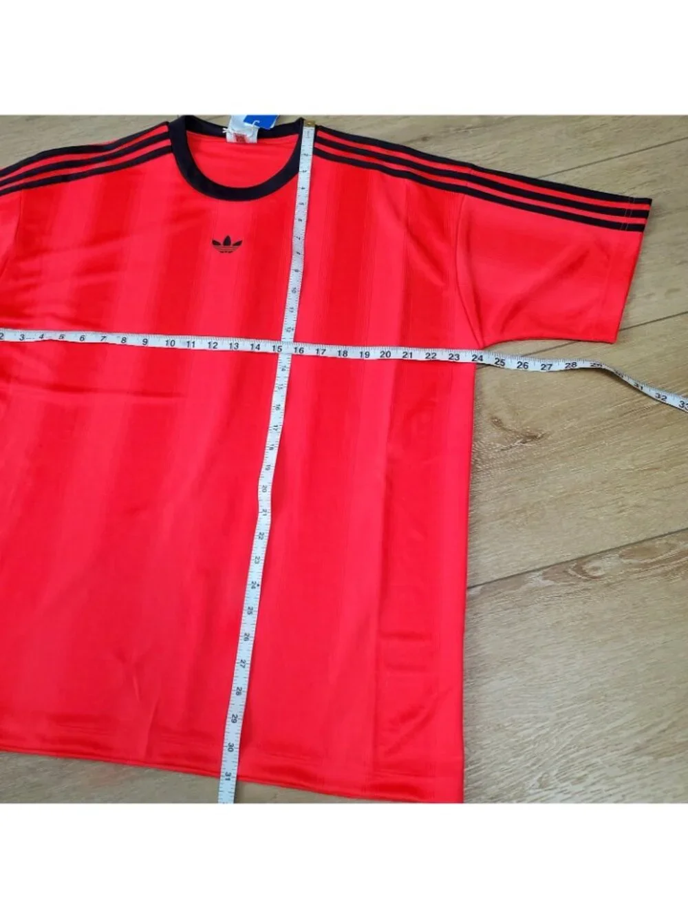 Adidas Originals Adicolor Jacquard Jersey Lucid Red Black Mens Size Large JW5881